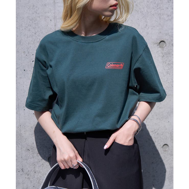 グリーン | 【Coleman】classic logo tee | SETUP7【WOMEN】