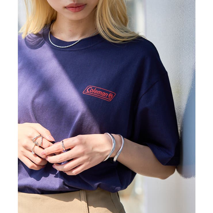 ネイビー | 【Coleman】classic logo tee | SETUP7【WOMEN】