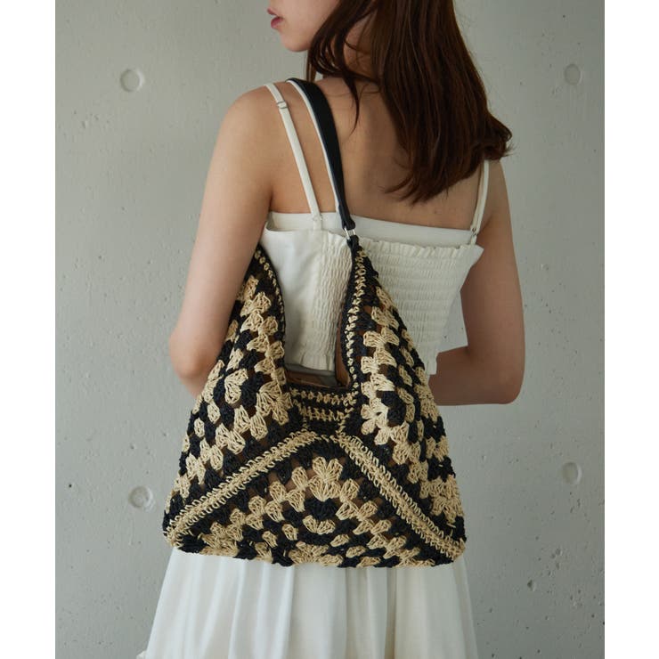 【SETUP7】ワンショルダートライアングル編みトート SCCH | SETUP7【WOMEN】 | 詳細画像10 