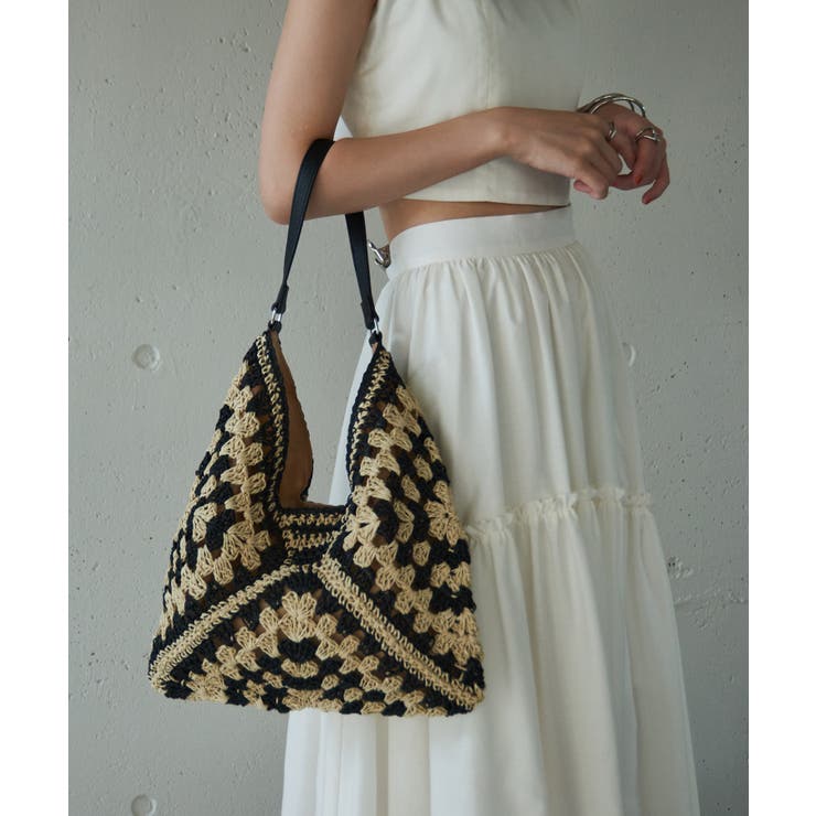 【SETUP7】ワンショルダートライアングル編みトート SCCH | SETUP7【WOMEN】 | 詳細画像13 