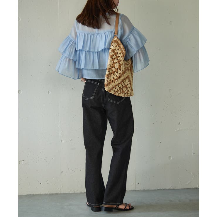 【SETUP7】ワンショルダートライアングル編みトート SCCH | SETUP7【WOMEN】 | 詳細画像8 