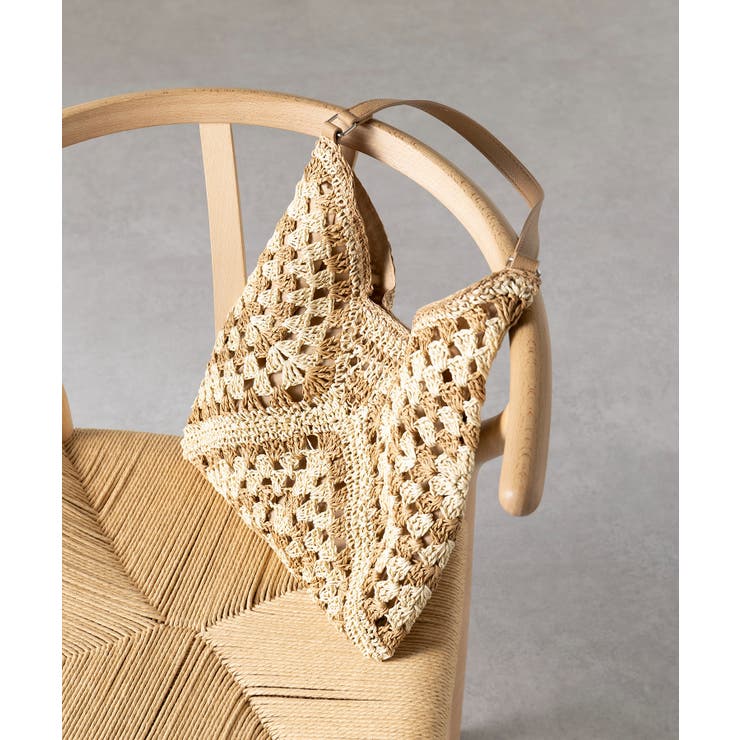 【SETUP7】ワンショルダートライアングル編みトート SCCH | SETUP7【WOMEN】 | 詳細画像9 