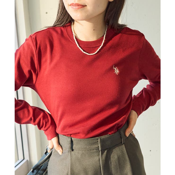 【U.S. POLO ASSN.】スムース長袖Tシャツ | SETUP7【WOMEN】 | 詳細画像65 