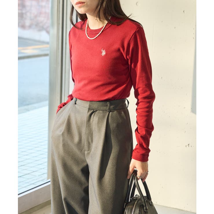 【U.S. POLO ASSN.】スムース長袖Tシャツ | SETUP7【WOMEN】 | 詳細画像66 