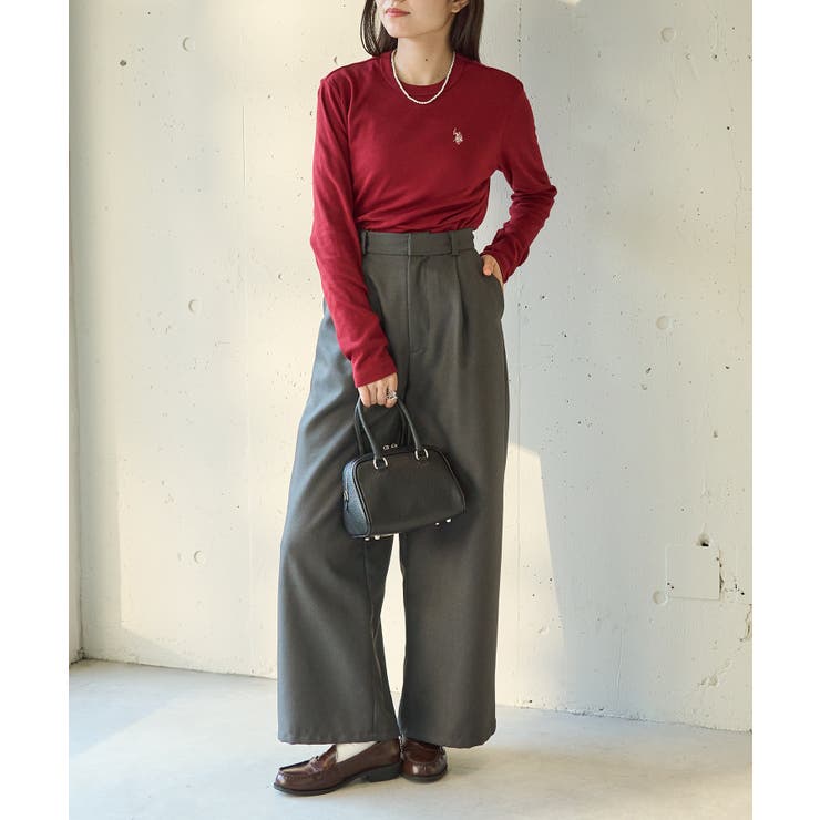 【U.S. POLO ASSN.】スムース長袖Tシャツ | SETUP7【WOMEN】 | 詳細画像67 