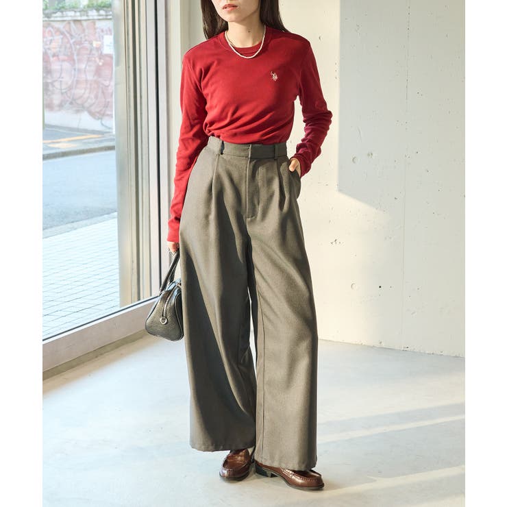 【U.S. POLO ASSN.】スムース長袖Tシャツ | SETUP7【WOMEN】 | 詳細画像68 