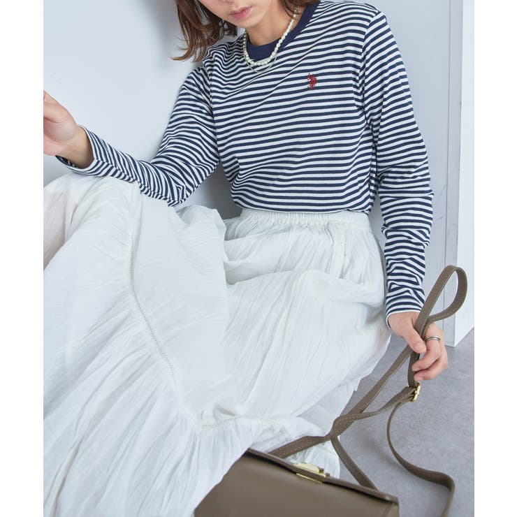 【U.S. POLO ASSN.】スムース長袖Tシャツ | SETUP7【WOMEN】 | 詳細画像69 