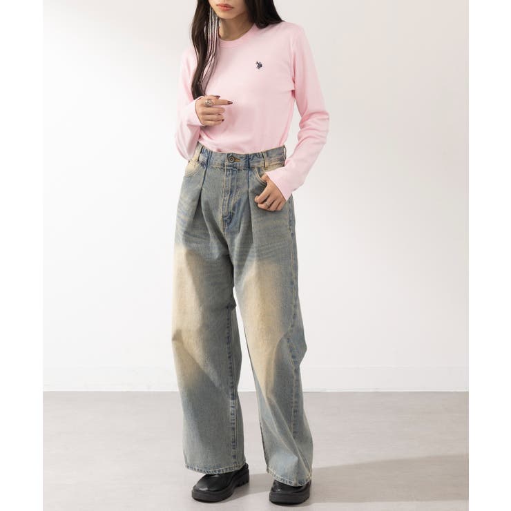 【U.S. POLO ASSN.】スムース長袖Tシャツ | SETUP7【WOMEN】 | 詳細画像80 