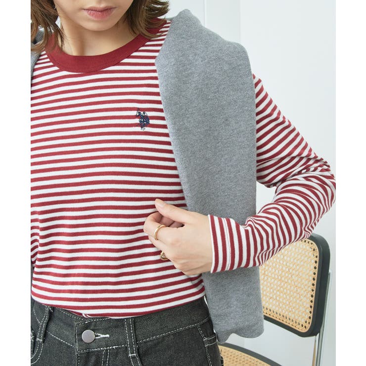 【U.S. POLO ASSN.】スムース長袖Tシャツ | SETUP7【WOMEN】 | 詳細画像85 