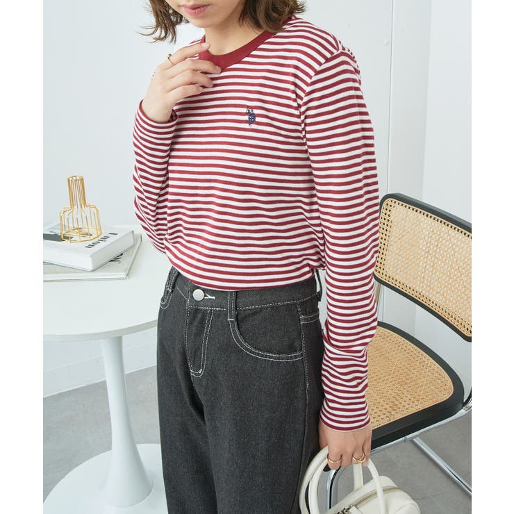 【U.S. POLO ASSN.】スムース長袖Tシャツ | SETUP7【WOMEN】 | 詳細画像87 