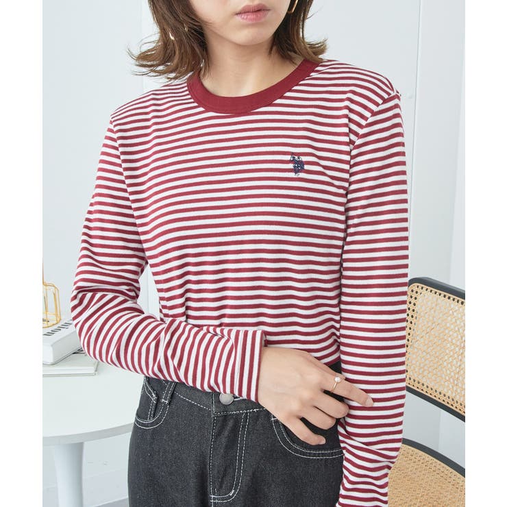 【U.S. POLO ASSN.】スムース長袖Tシャツ | SETUP7【WOMEN】 | 詳細画像88 