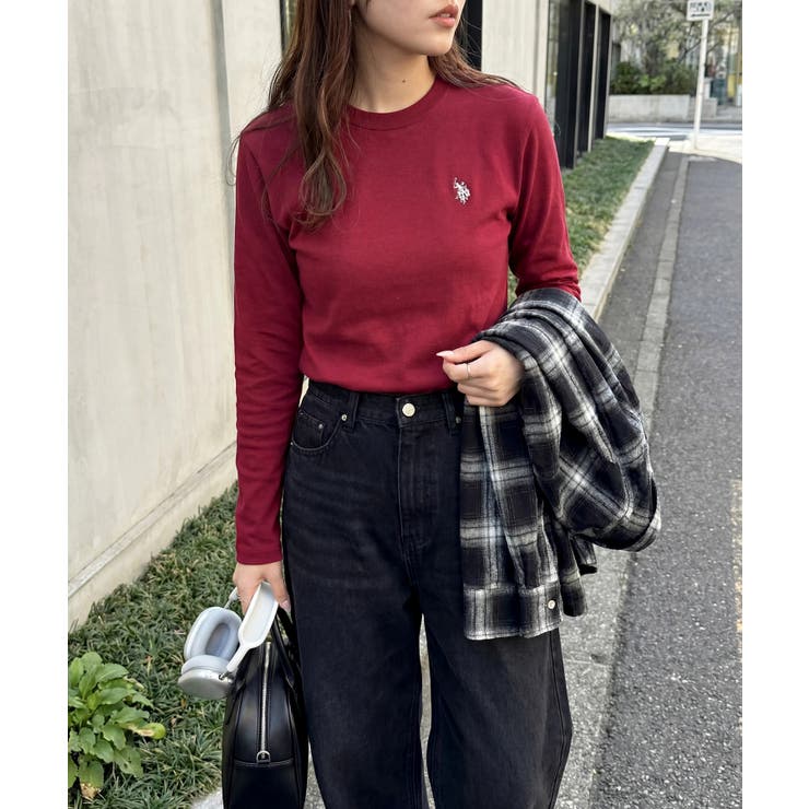 【U.S. POLO ASSN.】スムース長袖Tシャツ | SETUP7【WOMEN】 | 詳細画像91 