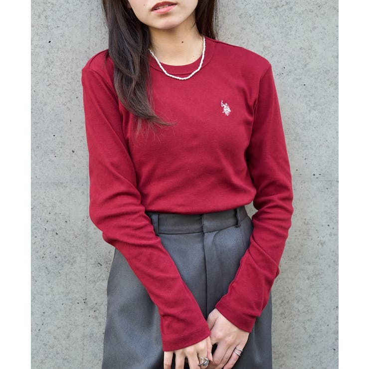 【U.S. POLO ASSN.】スムース長袖Tシャツ | SETUP7【WOMEN】 | 詳細画像96 
