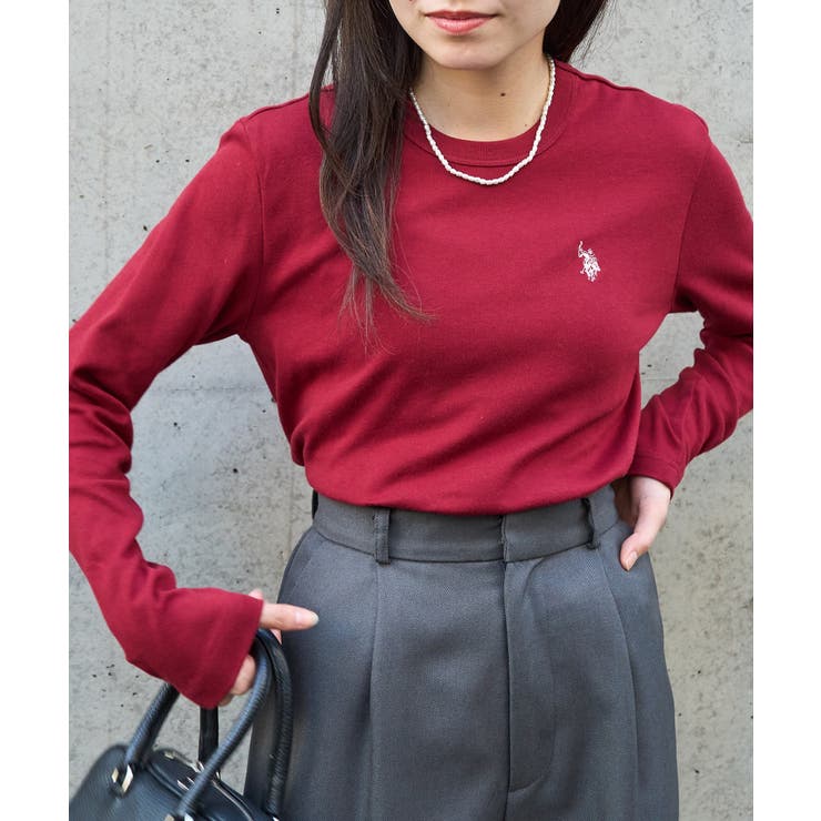 【U.S. POLO ASSN.】スムース長袖Tシャツ | SETUP7【WOMEN】 | 詳細画像97 