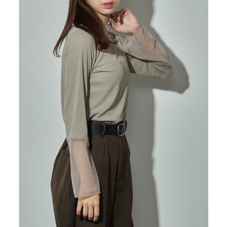 high neck sheer[品番：TTMW0002287]｜SETUP7【WOMEN