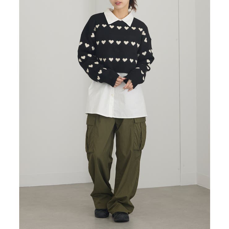 【MAISON BREEZE】ハート型JQニット クロップドPO | SETUP7【WOMEN】 | 詳細画像14 