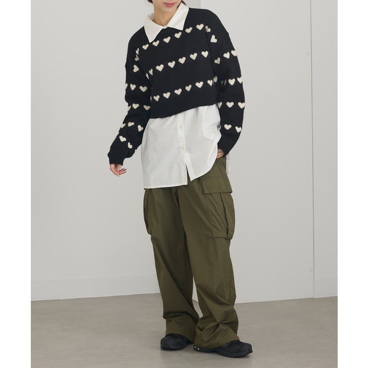 【MAISON BREEZE】ハート型JQニット クロップドPO | SETUP7【WOMEN】 | 詳細画像15 