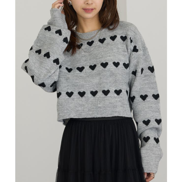 【MAISON BREEZE】ハート型JQニット クロップドPO | SETUP7【WOMEN】 | 詳細画像17 