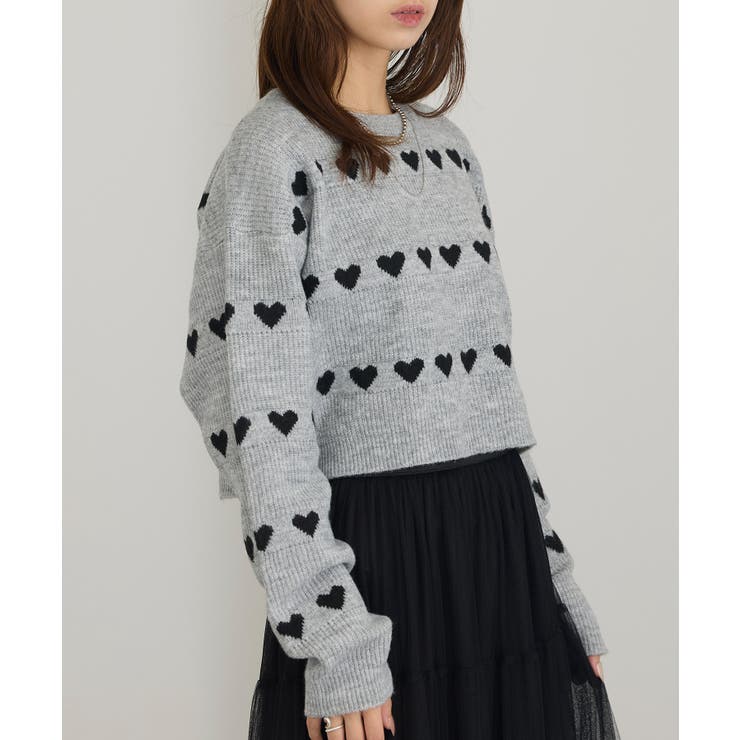 【MAISON BREEZE】ハート型JQニット クロップドPO | SETUP7【WOMEN】 | 詳細画像19 