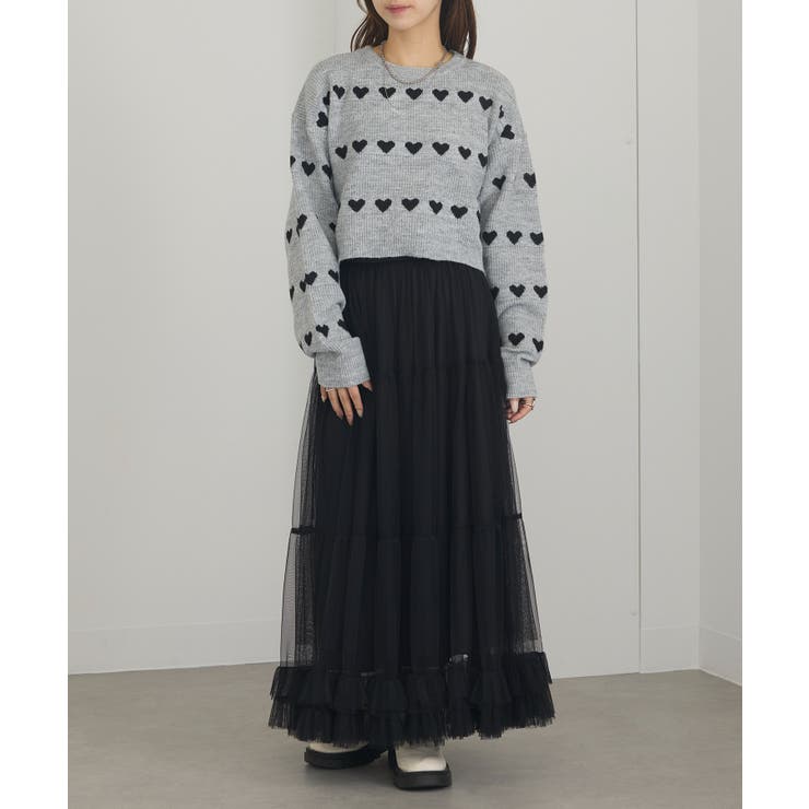 【MAISON BREEZE】ハート型JQニット クロップドPO | SETUP7【WOMEN】 | 詳細画像20 