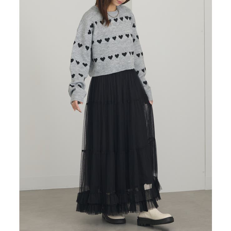 【MAISON BREEZE】ハート型JQニット クロップドPO | SETUP7【WOMEN】 | 詳細画像21 