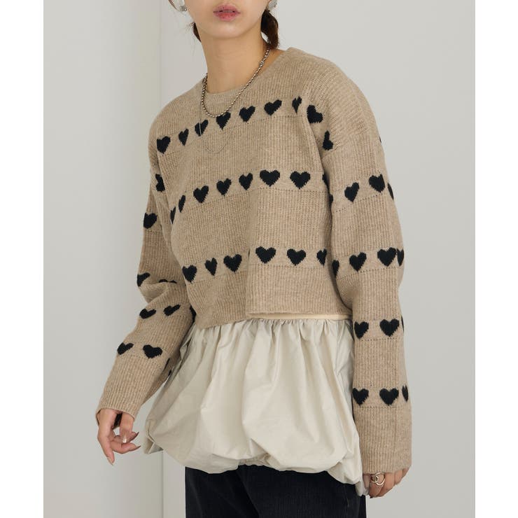 【MAISON BREEZE】ハート型JQニット クロップドPO | SETUP7【WOMEN】 | 詳細画像23 