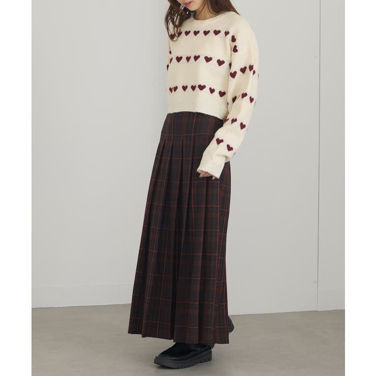 【MAISON BREEZE】ハート型JQニット クロップドPO | SETUP7【WOMEN】 | 詳細画像7 