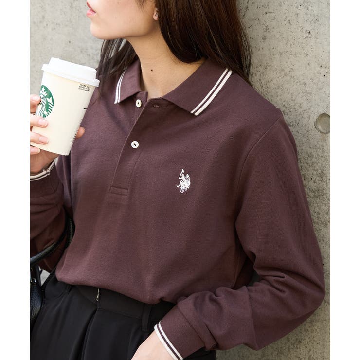 ダークブラウン | Twin Tipped POLO | SETUP7【WOMEN】