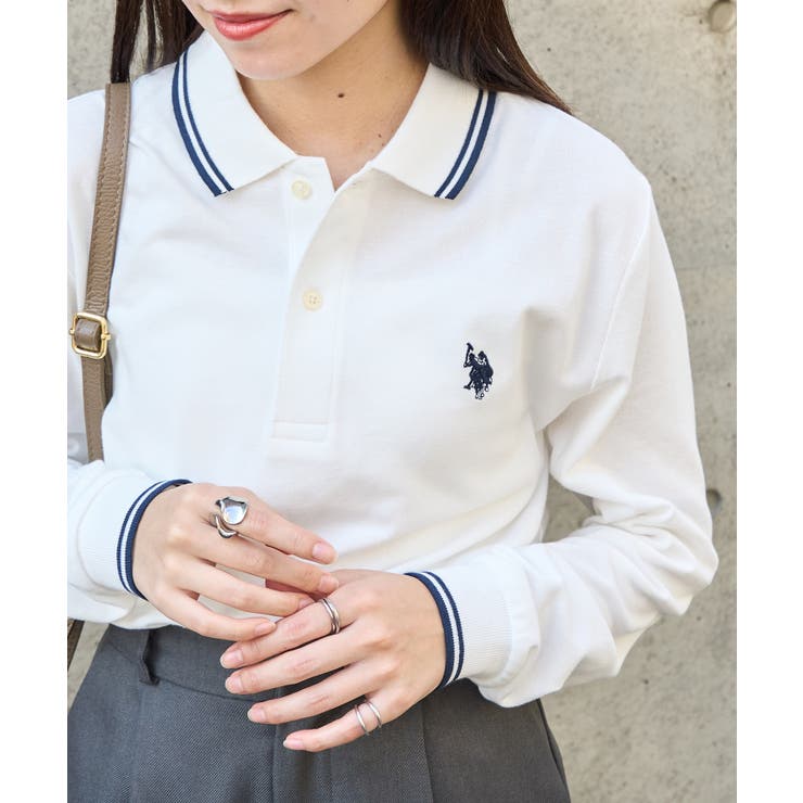 ホワイト | Twin Tipped POLO | SETUP7【WOMEN】