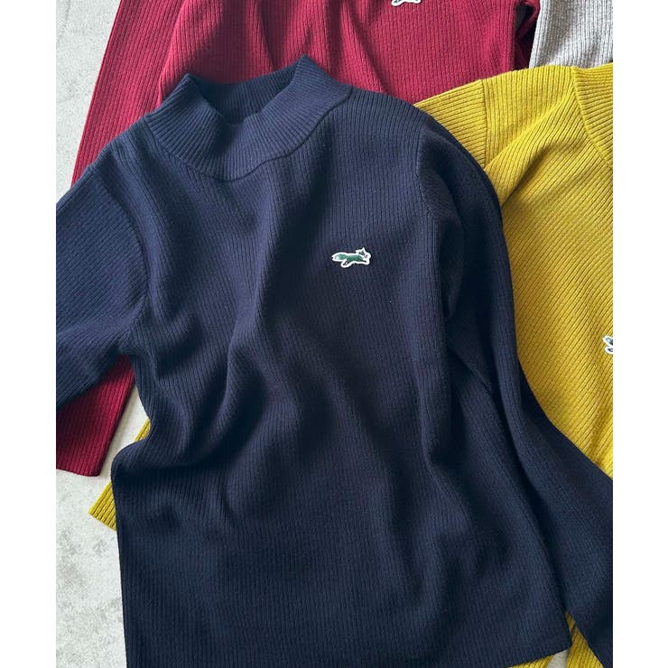 1枚で春まで着回せるトップスニット【THE FOX】ハイネックモックネック