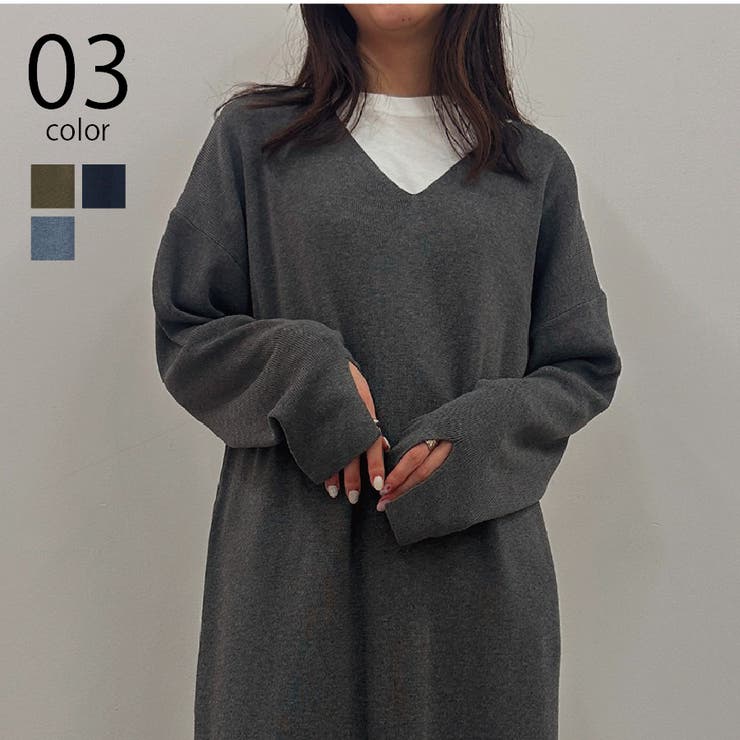 V neck knit | SETUP7【WOMEN】 | 詳細画像1 