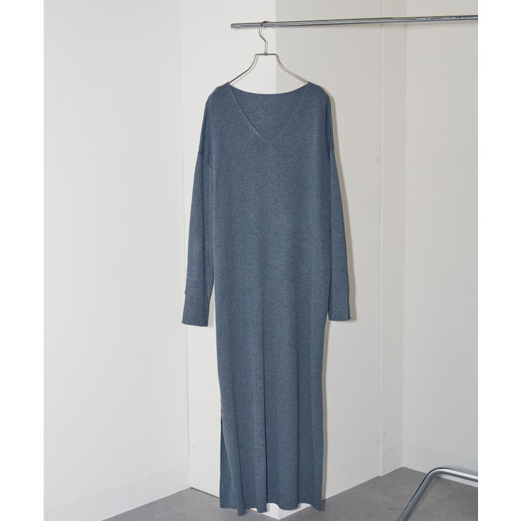 ダークグレー | V neck knit | SETUP7【WOMEN】