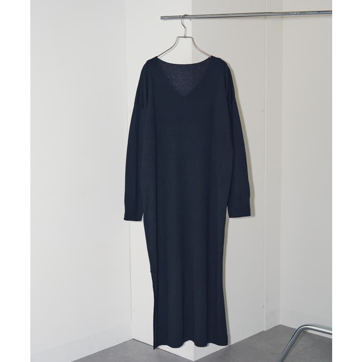 ブラック | V neck knit | SETUP7【WOMEN】