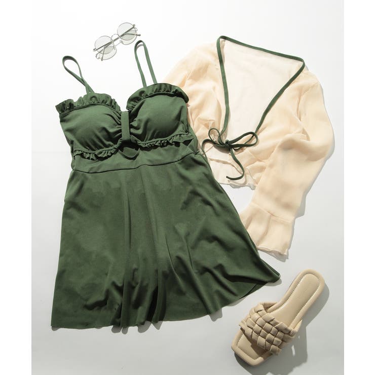 【SETUP7】水着２点セット（ワンピース+シャツ） SCCH529 | SETUP7【WOMEN】 | 詳細画像3 