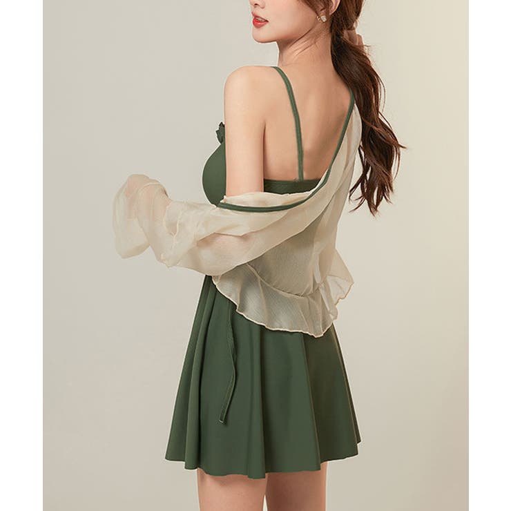 【SETUP7】水着２点セット（ワンピース+シャツ） SCCH529 | SETUP7【WOMEN】 | 詳細画像8 