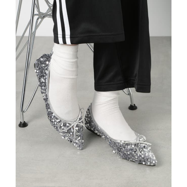 【SETUP7】ポインテッド リボンラメフラットミュール SCCH565 | SETUP7【WOMEN】 | 詳細画像9 