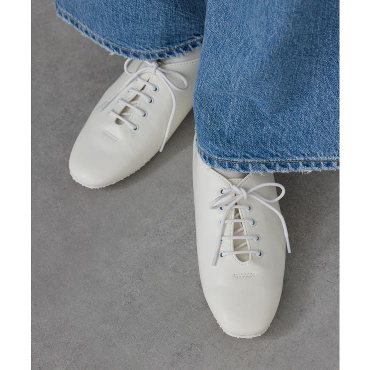 オフホワイト | 【MAISON BREEZE】レースアップダンスシューズ | SETUP7【WOMEN】
