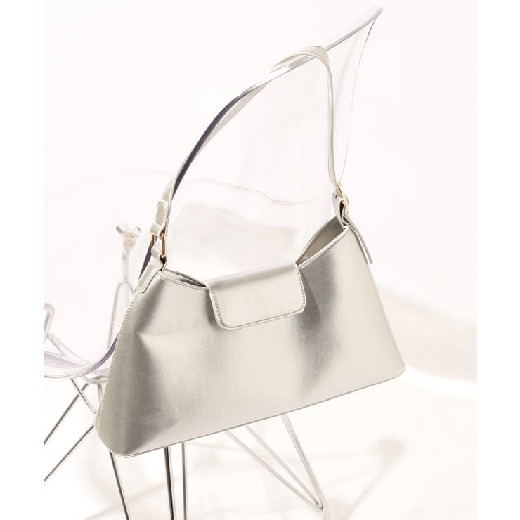 シルバー | 【SETUP7】トライアングルワンハンドルバッグ SCCH595 | SETUP7【WOMEN】