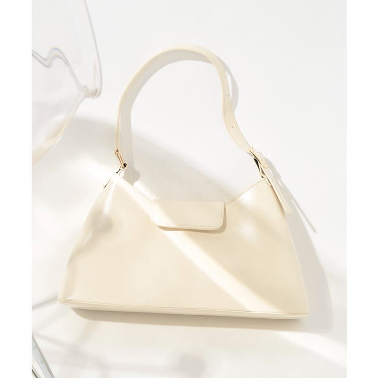 ホワイト | 【SETUP7】トライアングルワンハンドルバッグ SCCH595 | SETUP7【WOMEN】