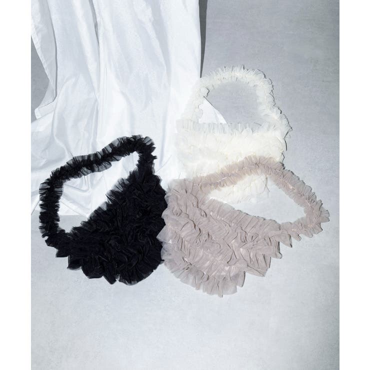 Tulle frill bag | SETUP7【WOMEN】 | 詳細画像13 