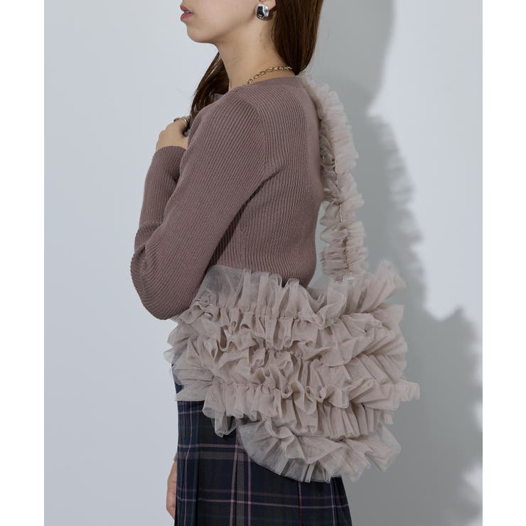 Tulle frill bag | SETUP7【WOMEN】 | 詳細画像26 