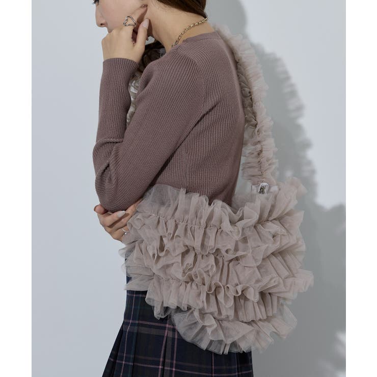 Tulle frill bag | SETUP7【WOMEN】 | 詳細画像27 