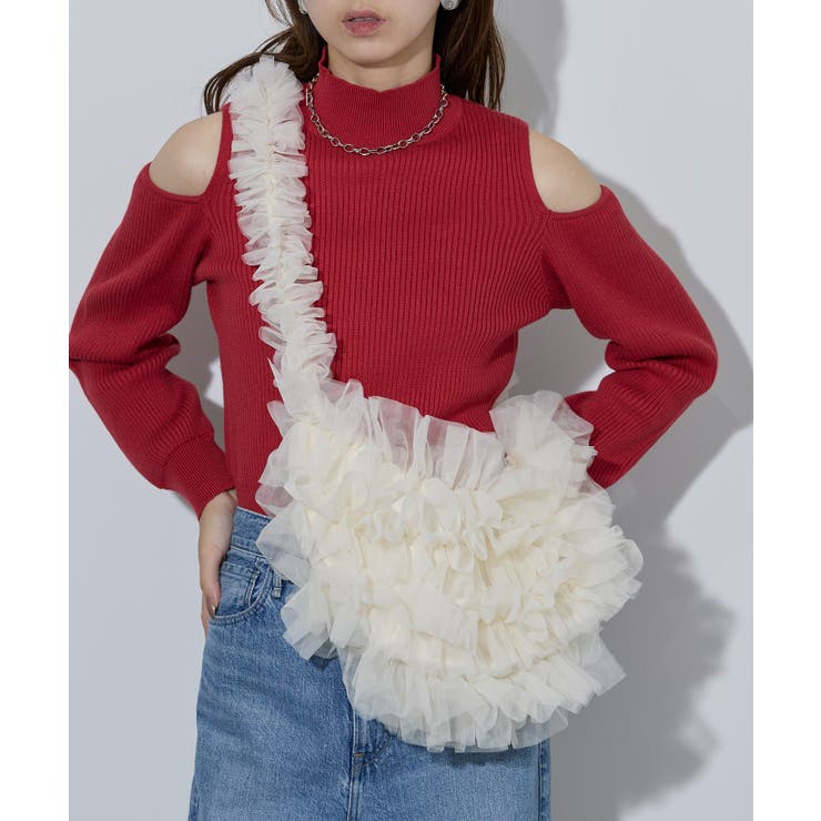 Tulle frill bag | SETUP7【WOMEN】 | 詳細画像3 