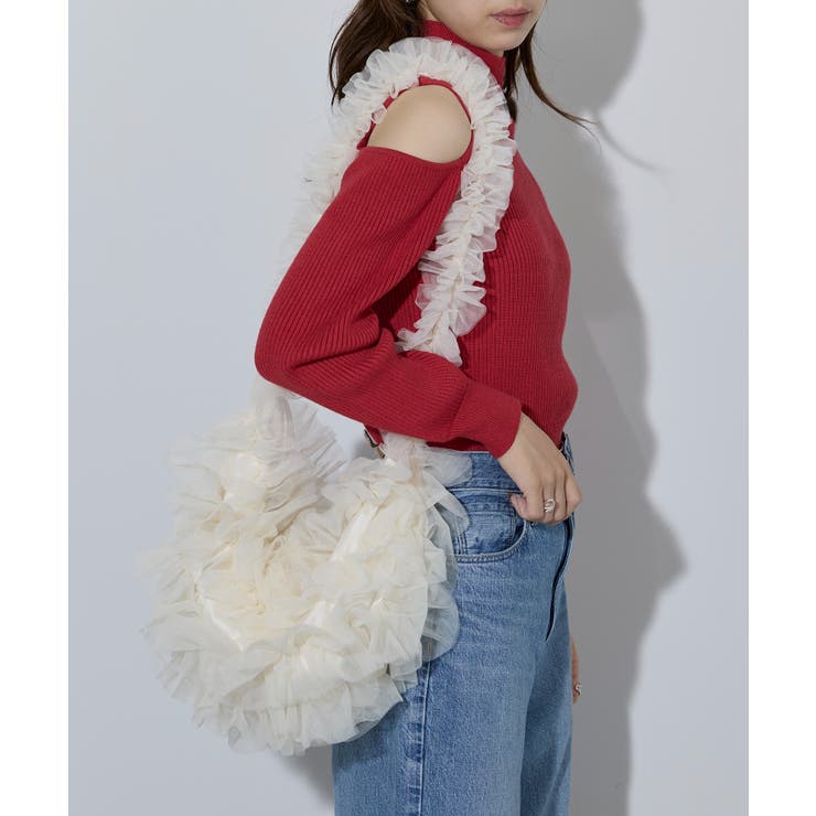 Tulle frill bag | SETUP7【WOMEN】 | 詳細画像4 