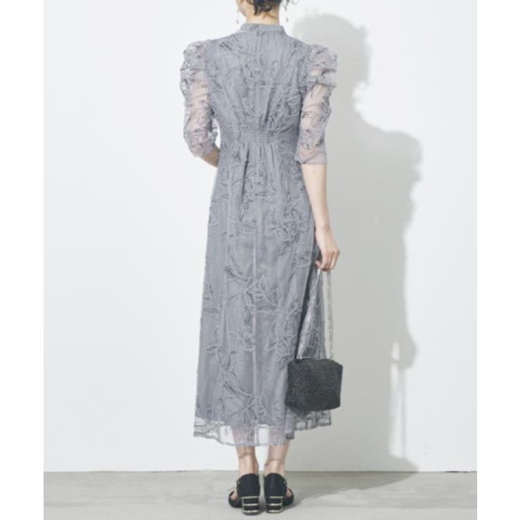 【metoi】カッティング風フリンジ刺繍ワンピースドレス | SETUP7【WOMEN】 | 詳細画像21 