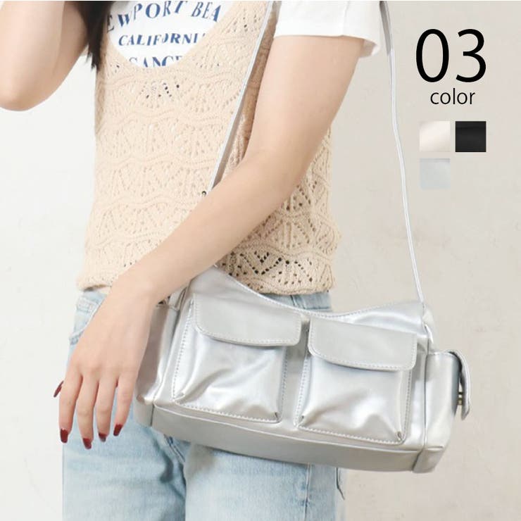 【SETUP7】合皮アウトポケット2wayバッグ SNBD | SETUP7【WOMEN】 | 詳細画像1 