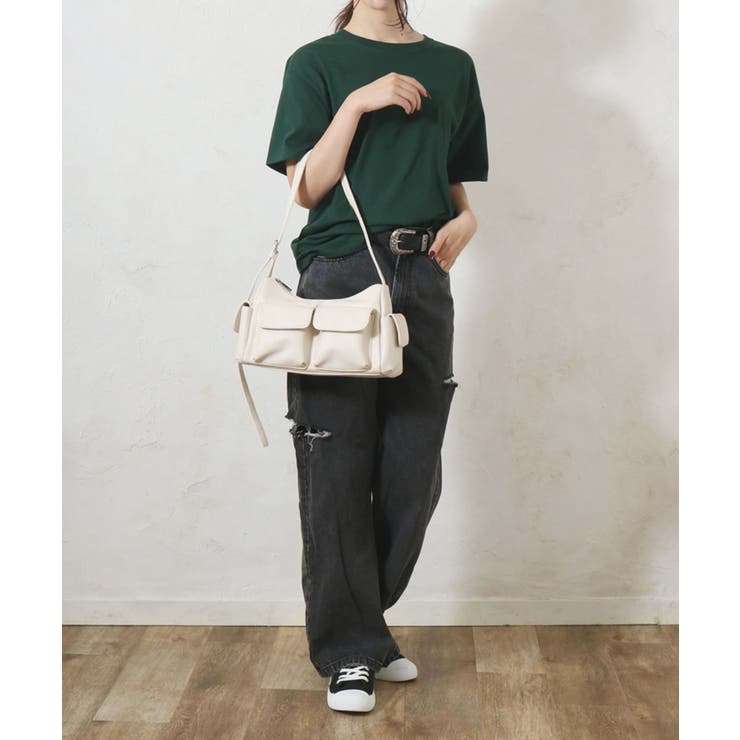 【SETUP7】合皮アウトポケット2wayバッグ SNBD | SETUP7【WOMEN】 | 詳細画像2 