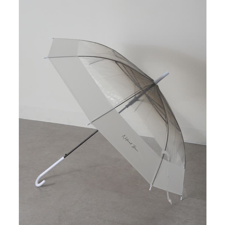 ブラック | 【SETUP7】グラデーションバイカラー ビニール傘 60cm NT | SETUP7【WOMEN】