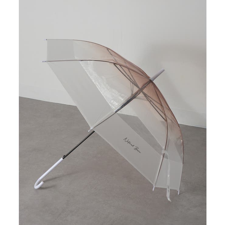 ブラウン | 【SETUP7】グラデーションバイカラー ビニール傘 60cm NT | SETUP7【WOMEN】