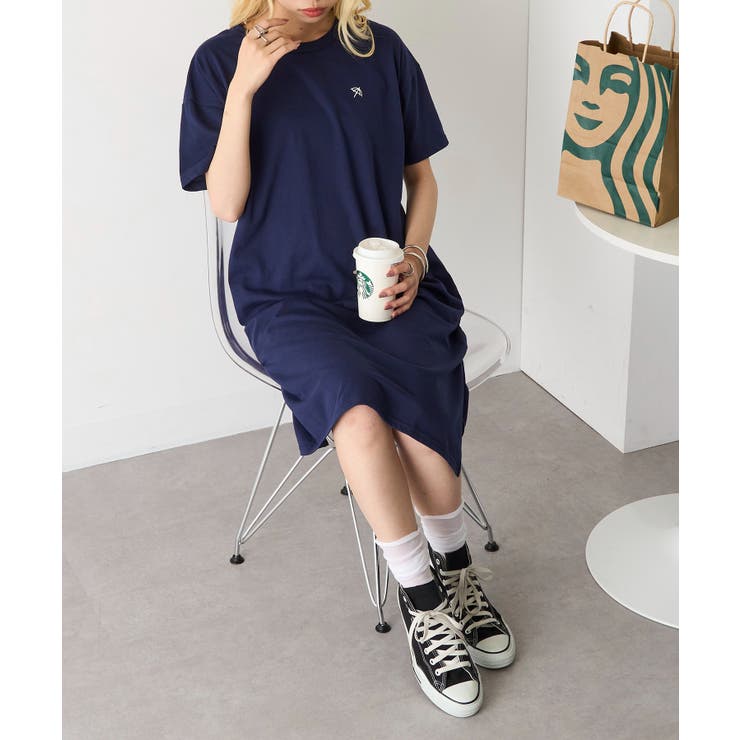 ネイビー | 【Arnie Arnold Palmer】8051575 天竺ワンピース | SETUP7【WOMEN】